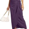 61jXasQz9UL._AC_SL1500_66a46fce-f54e-4547-9437-d4a85db05eec Women’s Maxi Skirt High Waist Wrap Pencil Long Skirts for Women Slim Boho Draped Front Bodycon Dresses