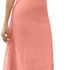 Women's 2024 Summer Maxi Dresses Tie Spaghetti Strap Square Neck Ribbed Knit Dress