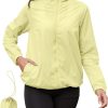 61oRZbnMXuL._AC_SL1500 Rain Jacket Women Lightweight Waterproof Windbreaker Jacket Hooded Packable Rain Coats for Women Outdoor Raincoat