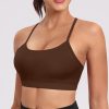 61oWn2b_MNL._AC_SL1500 Spaghetti Strap Padded Sports Bras for Women - Y Back Yoga Workout Tops (3 Pack)