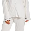 61qEHieq1hL._AC_SL1500 Button Up Pajamas for Women Long Sleeve Sleepwear Soft Loungewear Ladies Pjs Set XS-XXL