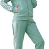 61uYn-eNk3L._AC_SL1500 Tracksuit for Women 2 Piece Sweatsuit Outfits Long Sleeve Zip Up Lounge Jogging Suits