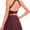 Womens Tennis Dress with Built in Shorts and Bra Workout Dress Golf Athletic Dress for Women