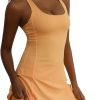 61zNeCDNuXL._AC_SL1500 Tennis Dress for Women Workout Dress with Built-in Bra & Shorts Pockets Athletic Dress for Exercise Golf Dresses