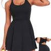 Womens Tennis Dress with Built in Shorts and Bra Workout Dress Golf Athletic Dress for Women