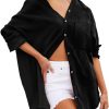715qo-gsaLL._AC_SL1500 Womens Bathing Suit Cover Up Bikini Swimsuit Coverup Beach Cover Ups Button Down Shirts for Women