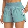 719S5-NJ8HL._AC_SL1500 Athletic Shorts for Women with Pockets High Waist Running Workout Shorts Gym Yoga White Summer Shorts