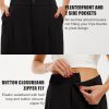 Libin Women's Wide Leg Pants High Waisted Work Dress Pants Loose Fit Back Elastic Waist Business Casual Trousers Office