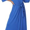71HLDpwOw_L._AC_SL1500 Womens Soft Long Kimono Robes Lightweight Full Length Knit Bathrobe With Pockets Ladies Casual Dressing Gown