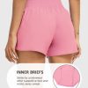71HRrmovh5L._AC_SL1500 Athletic Shorts for Women with Pockets High Waist Running Workout Shorts Gym Yoga White Summer Shorts