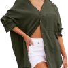 71N5hb9T0GL._AC_SL1500 Womens Bathing Suit Cover Up Bikini Swimsuit Coverup Beach Cover Ups Button Down Shirts for Women