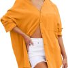 71RXNCzTc_L._AC_SL1500 Womens Bathing Suit Cover Up Bikini Swimsuit Coverup Beach Cover Ups Button Down Shirts for Women
