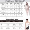 71T7rcWBAJL._AC_SL1500 6Pcs Womens Silk Satin Pajama Sets Pj Sets Long Pjs Set Pajamas Sleepwear Camisole Sexy Cami