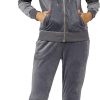 71UJk8mr2mS._AC_SL1500 Velour Track Suits for Women Set Fall Sweatsuits 2 Piece
