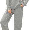Women 2 Piece Outfits Tracksuit Casual Zip Up Hoodie Sweatsuits Jogging Long Pant Set