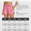 71eR-fv9QKL._AC_SL1500 Athletic Shorts for Women with Pockets High Waist Running Workout Shorts Gym Yoga White Summer Shorts