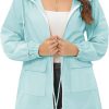71geoJ1esAL._AC_SL1500 Rain Jacket for Women Waterproof with Hood Active Outdoor Long Rain Coats Packable Raincoat Lightweight Windbreaker
