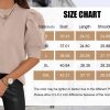 Women's Puff Short Sleeve Sweaters 2024 Fashion Spring Tops Casual Pullover Shirts
