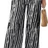 71mgPn29kYL._AC_SL1500 Womens Wide Leg Lounge Pants High Waisted Business Work Casual Pants Adjustable Tie Knot Loose Trousers with Pocket