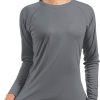 71n9uXeoyuL._AC_SL1500 Women's Long Sleeve UPF 50+ UV Sun Protection Shirts Rash Guard Swim T-Shirt/Hoodie Quick Dry for Outdoor Hiking