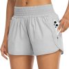 71pFjO6lTvL._AC_SL1500 Athletic Shorts for Women with Pockets High Waist Running Workout Shorts Gym Yoga White Summer Shorts