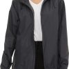 71v8Bp0iSZL._AC_SL1500 Women's Rain Jacket Lightweight Waterproof Rain Coat with Hooded Windproof Adjustable Windbreaker