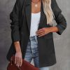 Womens Casual Blazers Oversized Open Front Cardigan Long Sleeve Work Office Blazer Jackets S-XXL