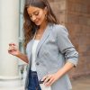 81BXUoyBRvL._AC_SL1500 Womens Casual Blazers Long Sleeve Lapel Button Slim Work Office Blazer Jacket