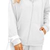 Women 2 Piece Outfits Tracksuit Casual Zip Up Hoodie Sweatsuits Jogging Long Pant Set