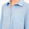 81bHItd9amL._AC_SL1500 Women's Tunic Mini Shirt Dress Cotton Long Sleeve Ruffle Hem Dress Button Up Shift Chambray Dresses